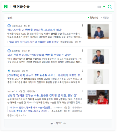 에이디 파트너스 키워드별 언론 송출 진행 사례